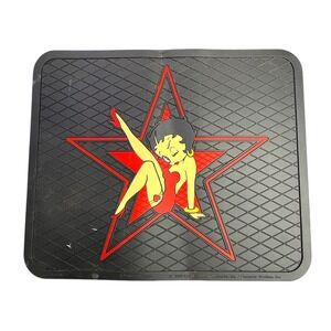 Vintage Betty Boop Rear Auto Floor Mats Black 2006 Could Be Used For Door Mat